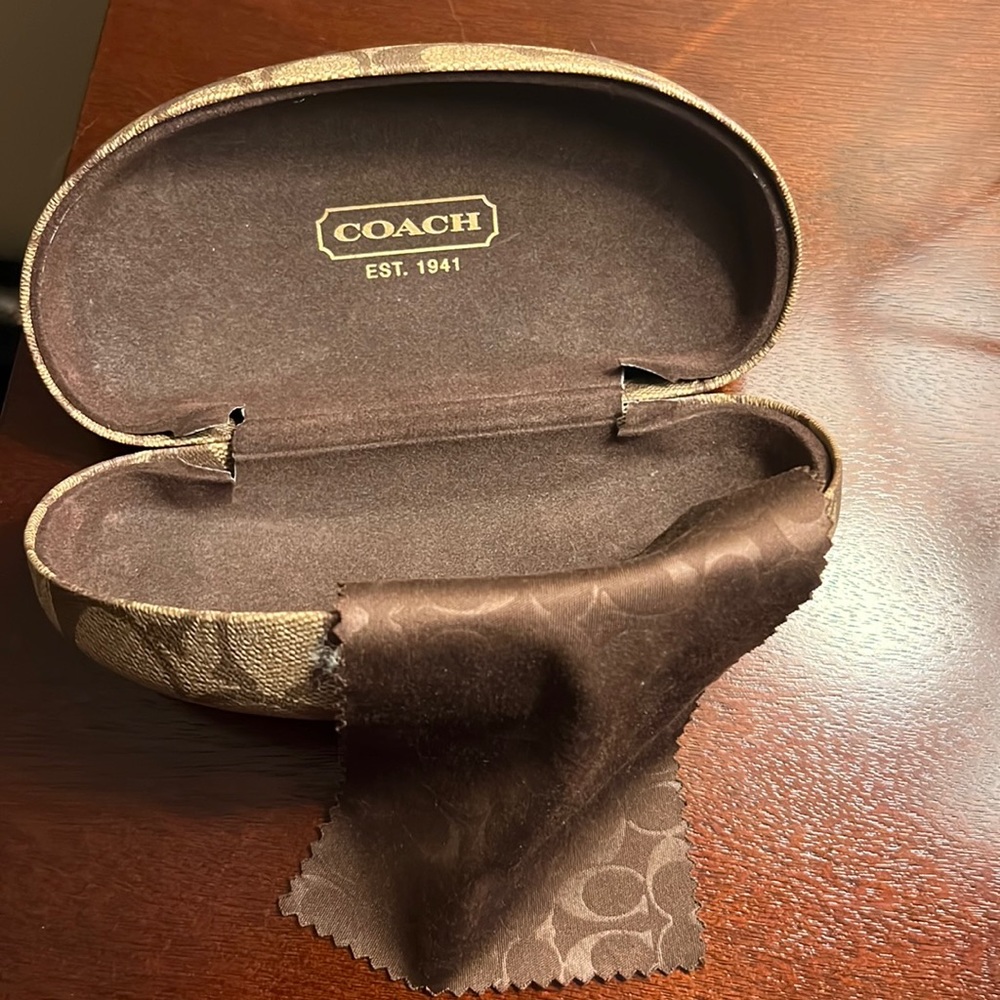 Coach sunglasses case